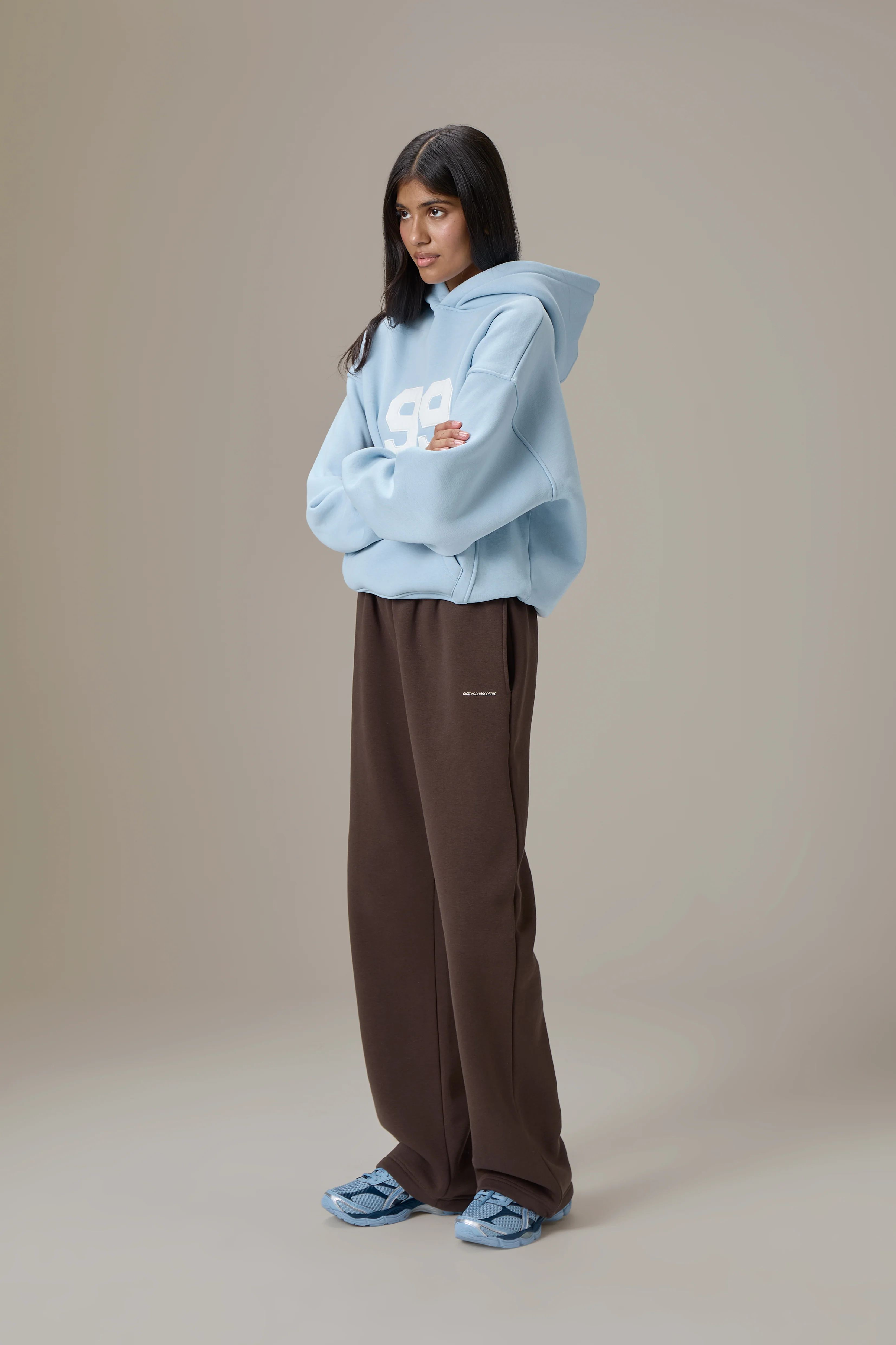 99 Hoodie in Powder Blue - Image 5