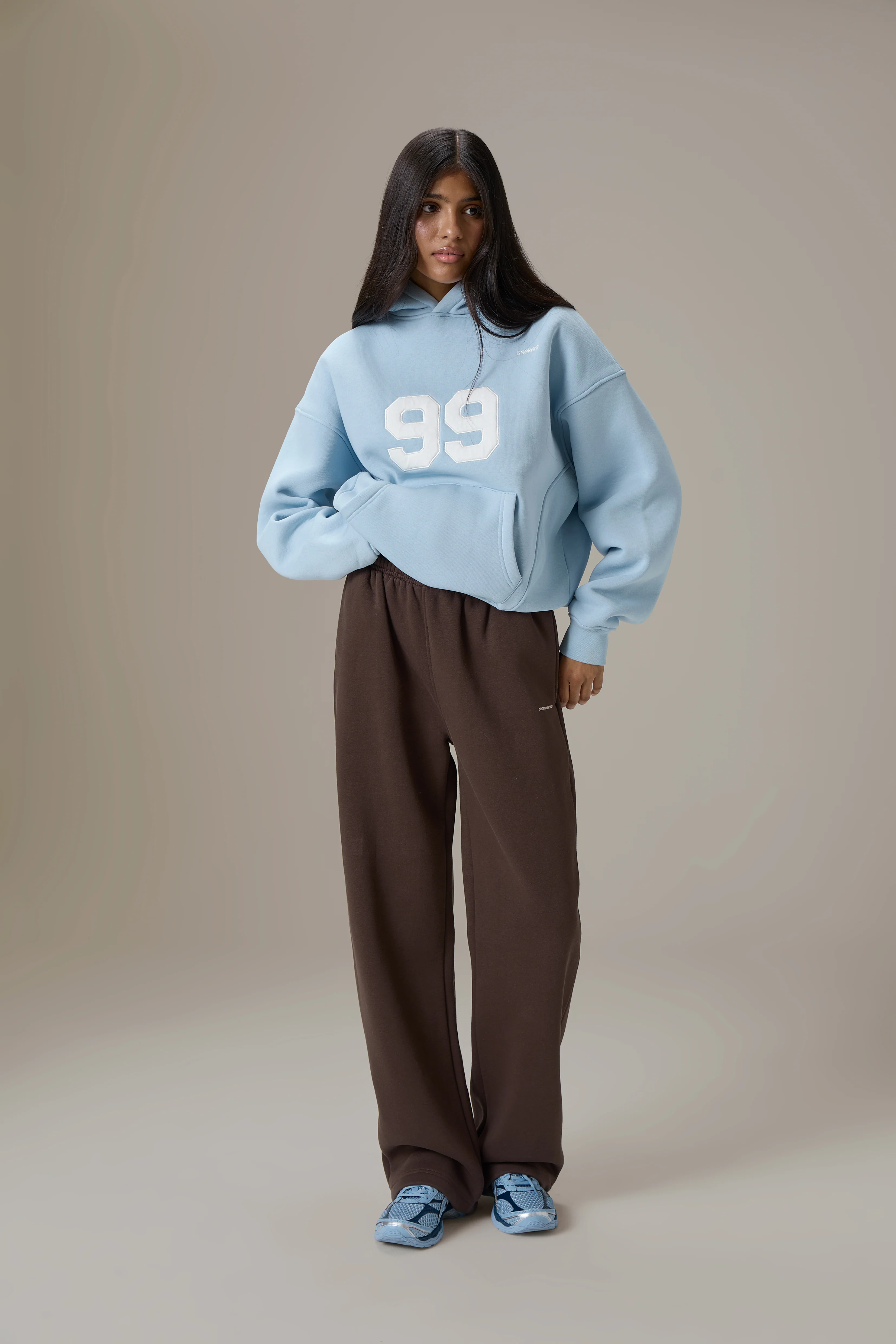 99 Hoodie in Powder Blue - Image 6