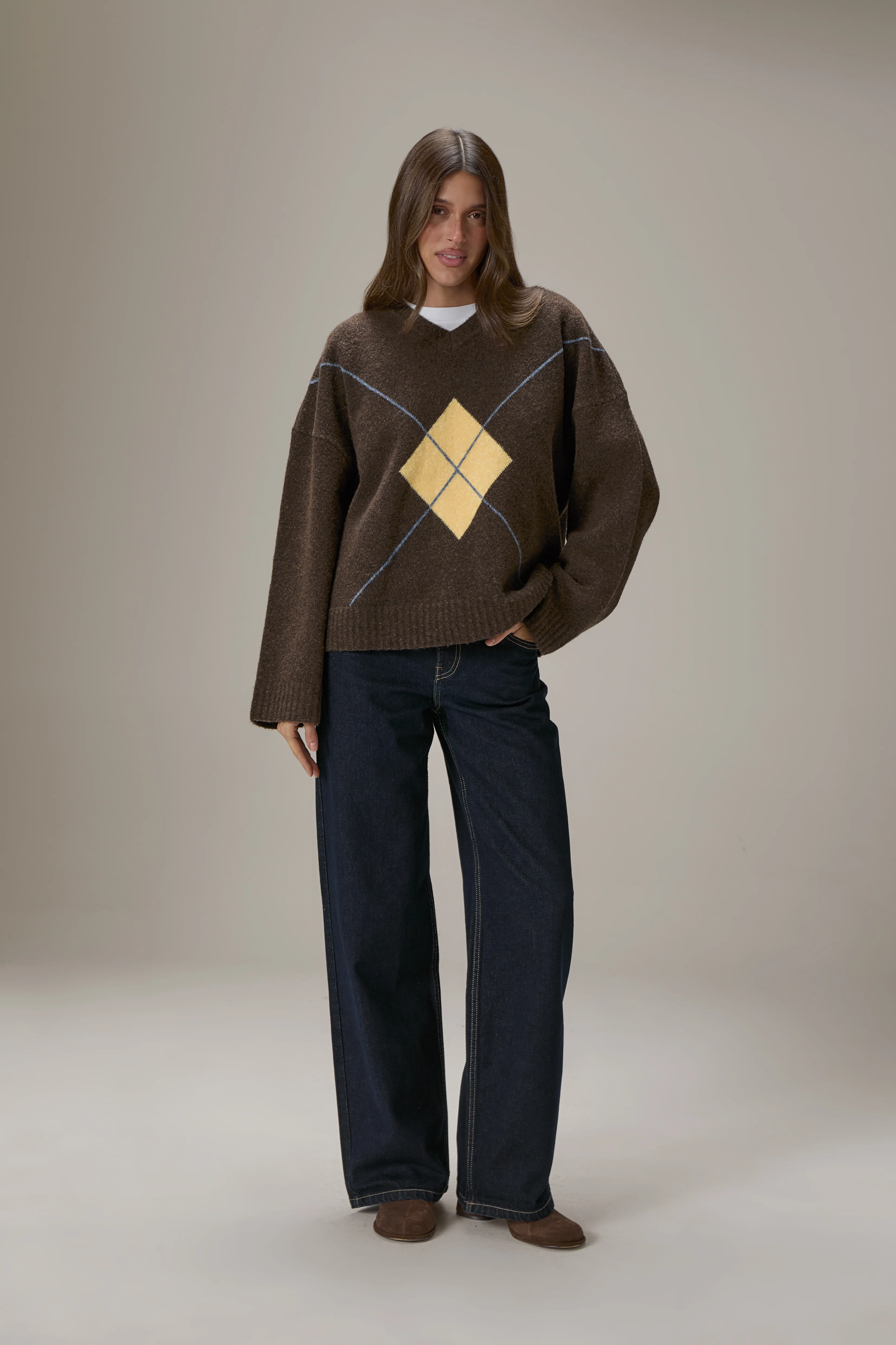 Bally Diamond Knit Sweater - Image 4