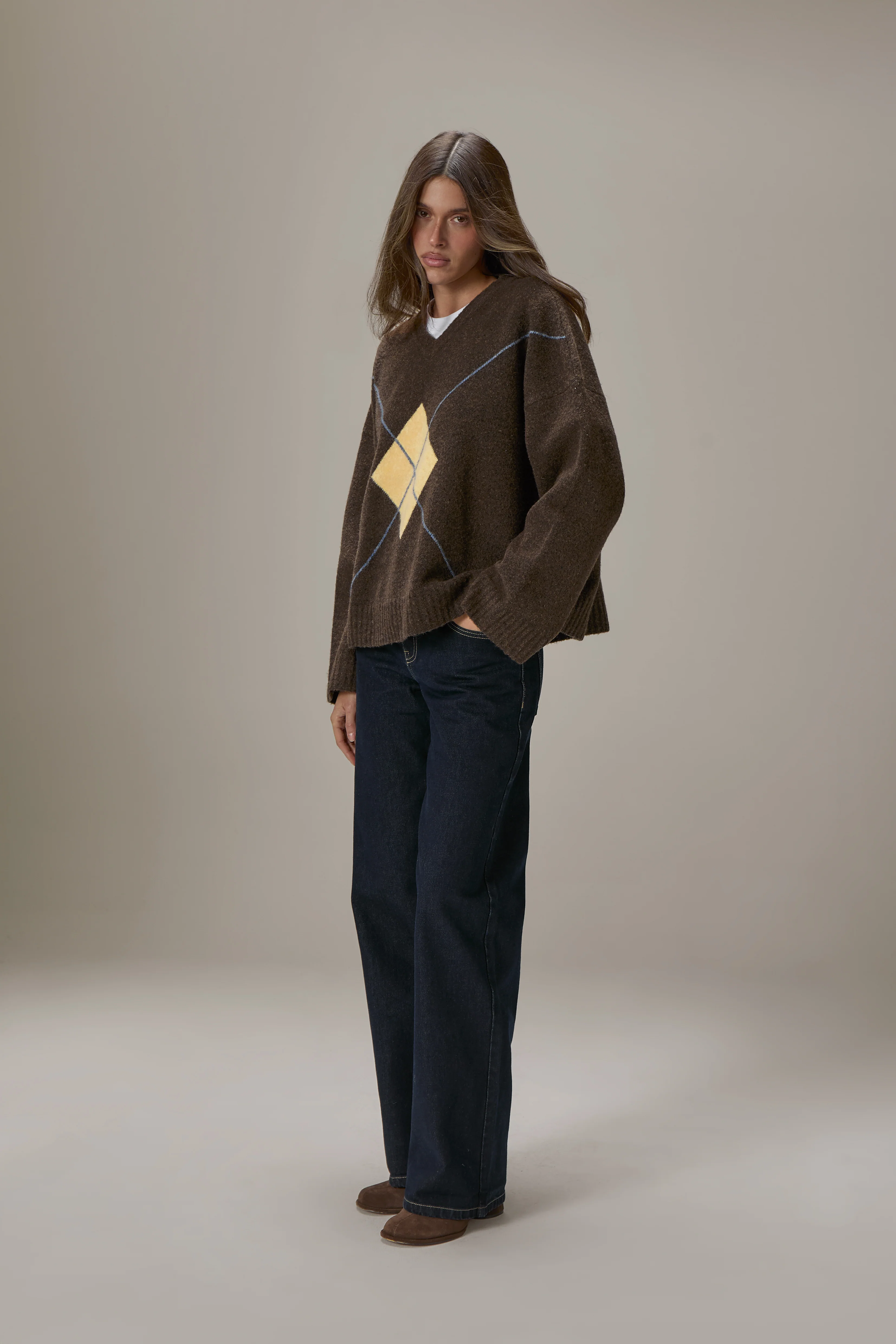 Bally Diamond Knit Sweater - Image 7