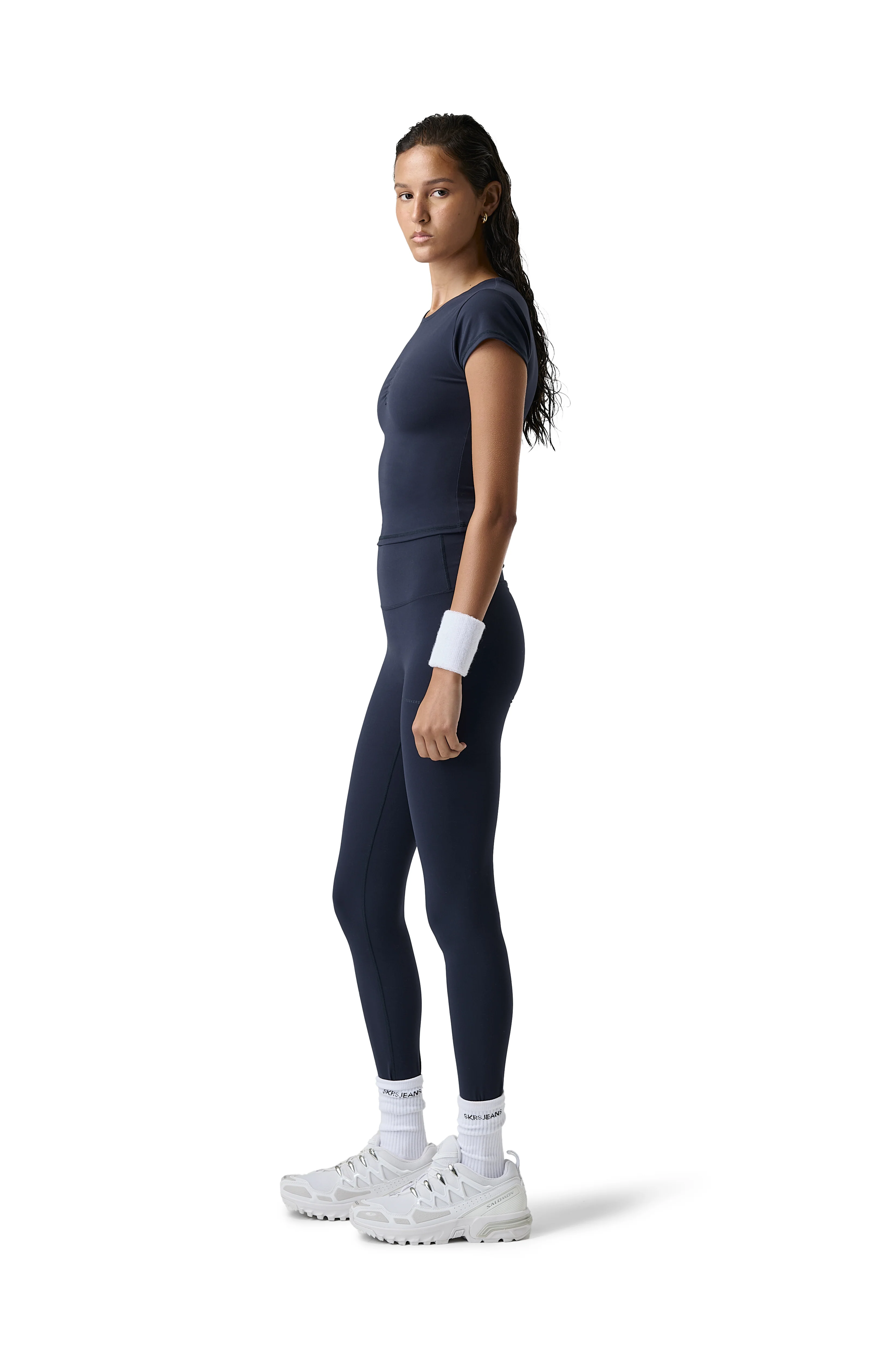 Barre Baby Sports Tee in Blueberry - Image 4