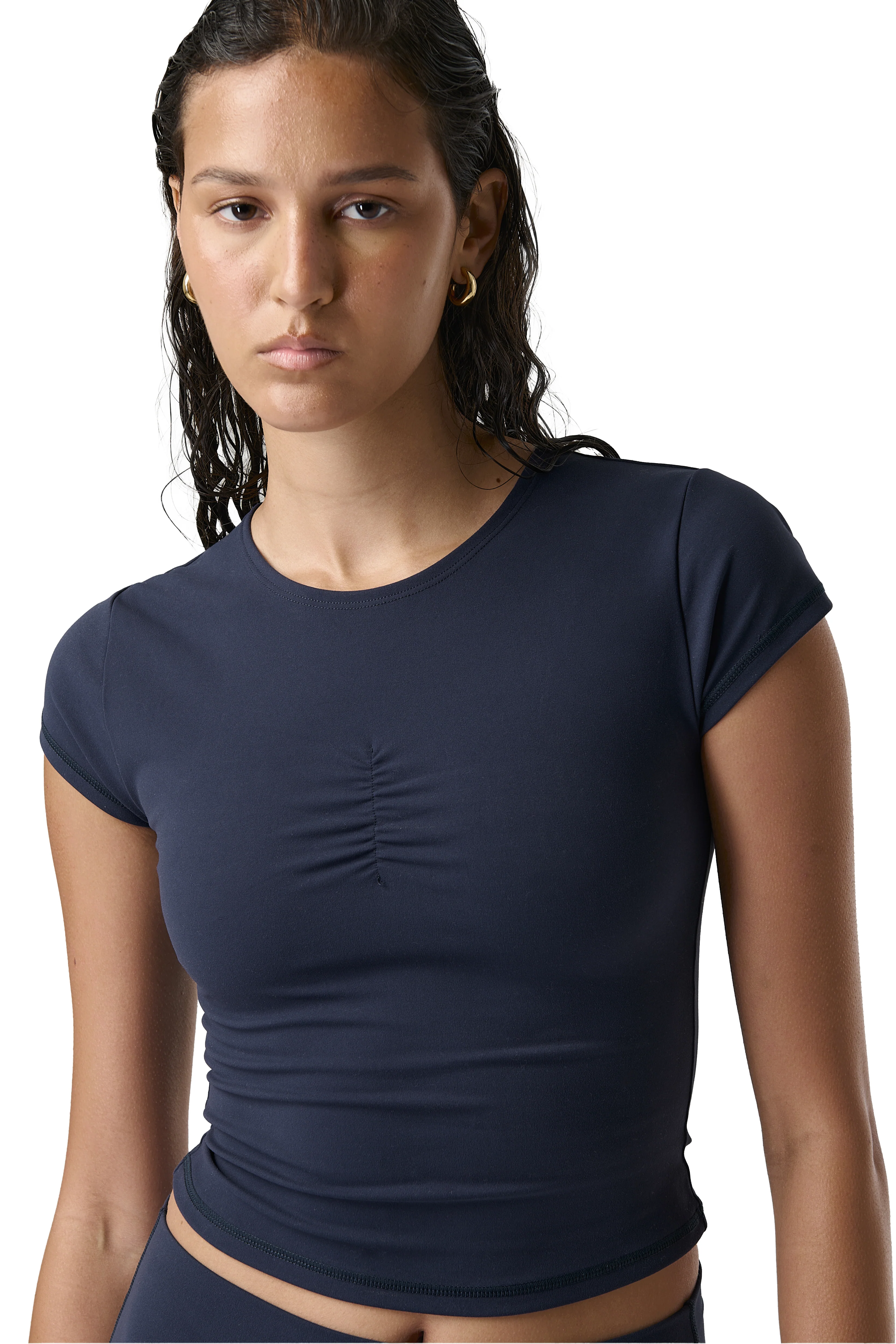 Barre Baby Sports Tee in Blueberry - Image 5