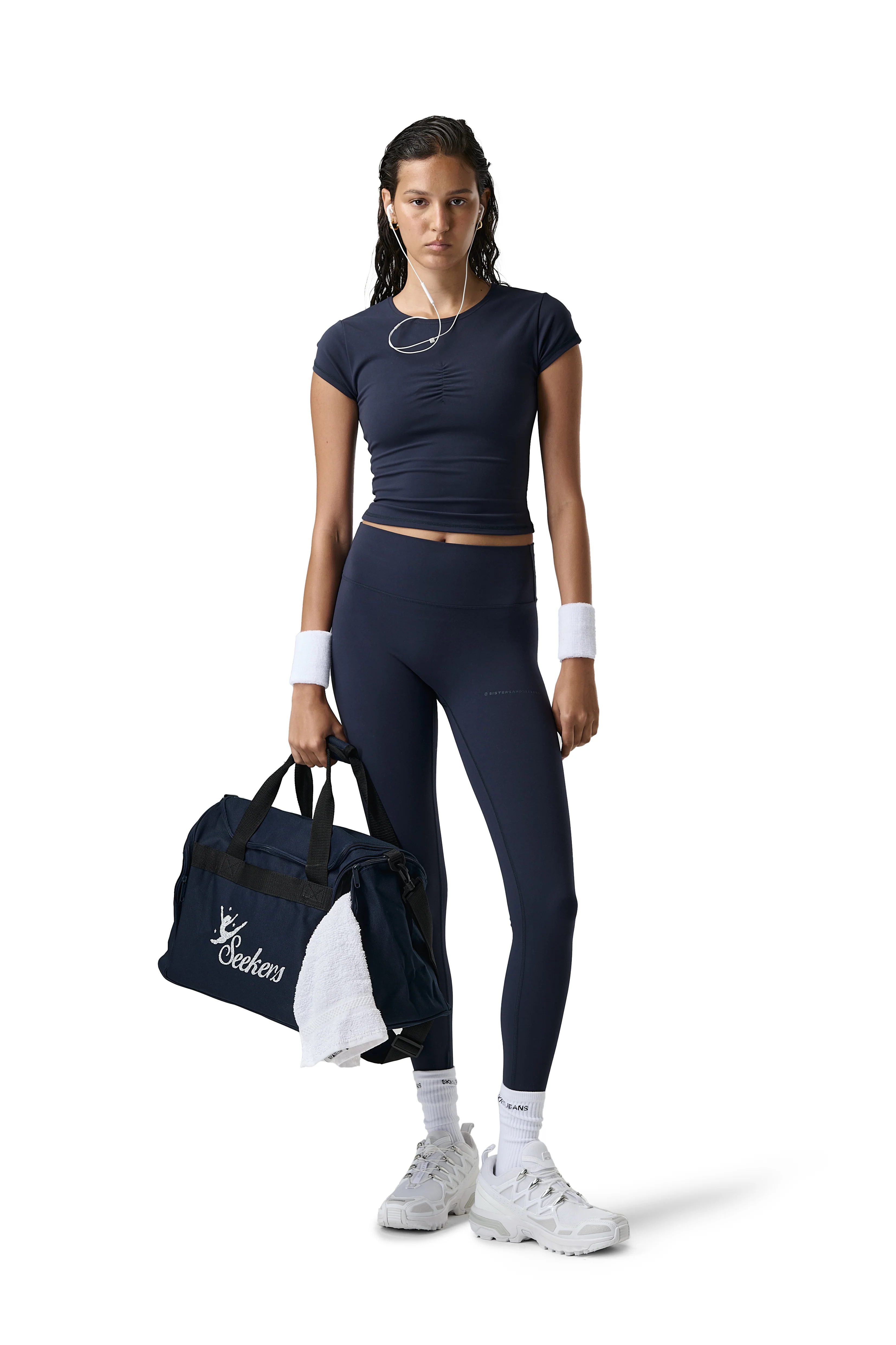 Barre Baby Sports Tee in Blueberry - Image 7