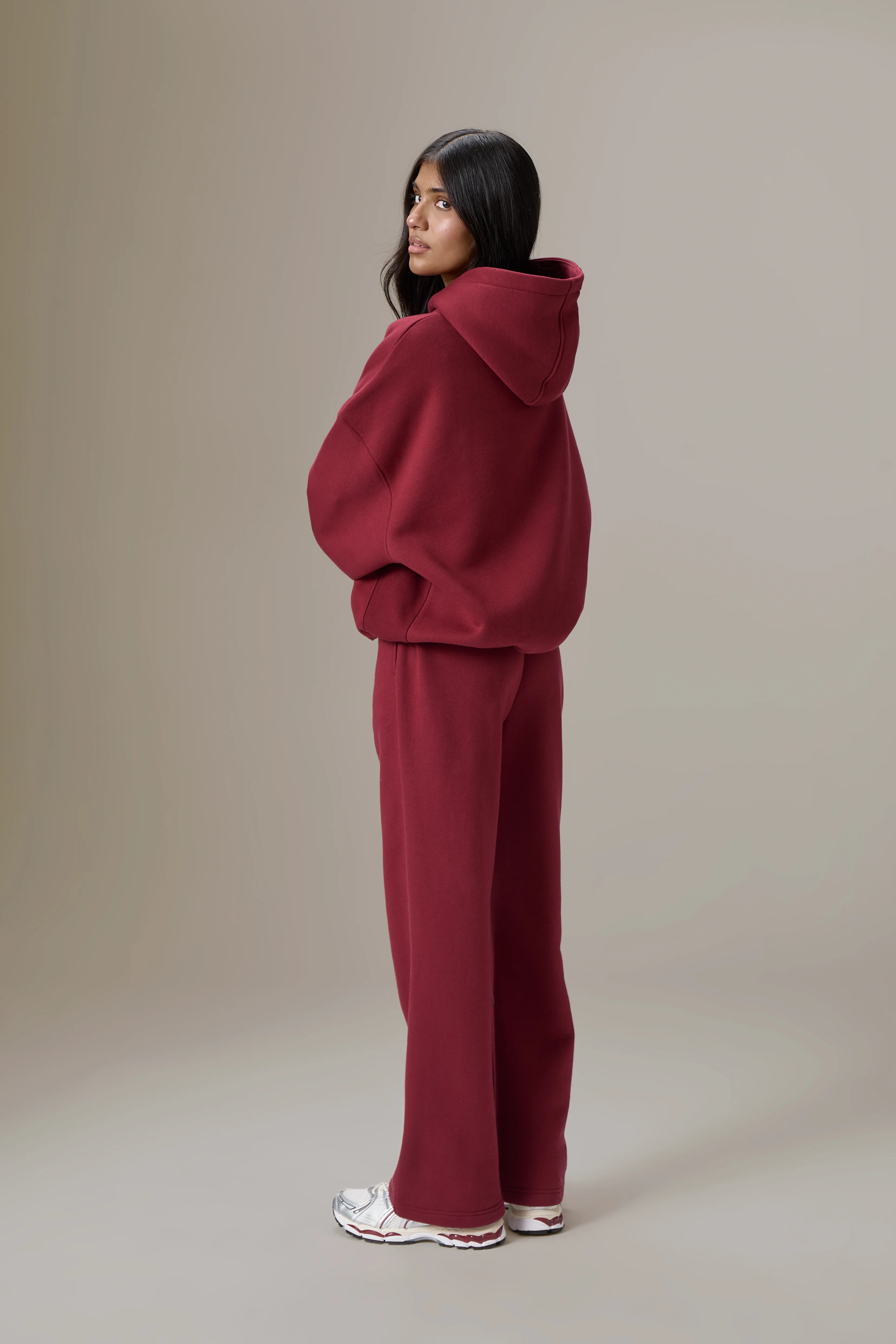 Seekers Classic Hoodie in Burgundy - Image 7