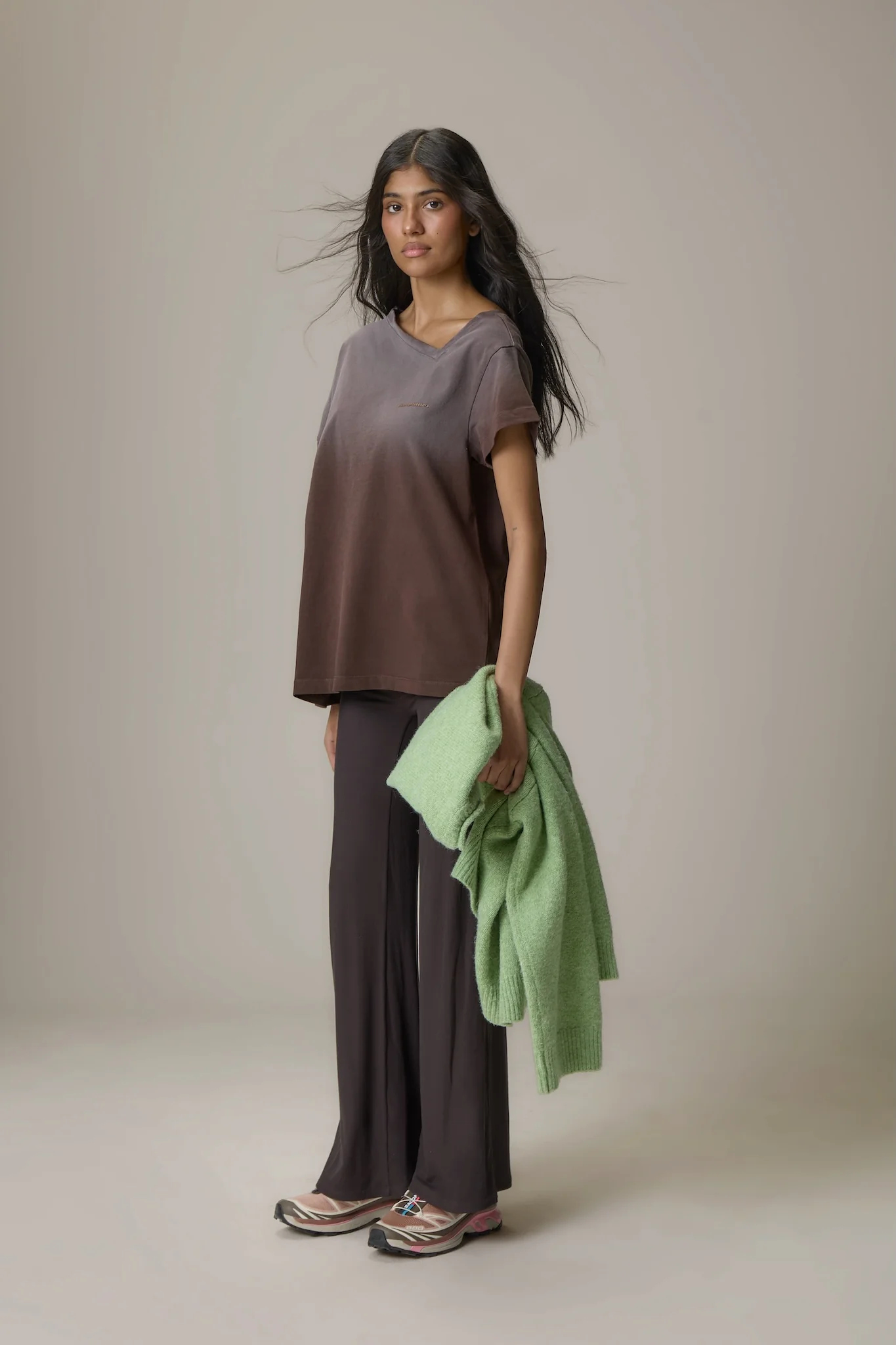 Florrie Assymetric Oversized Tee - Image 3
