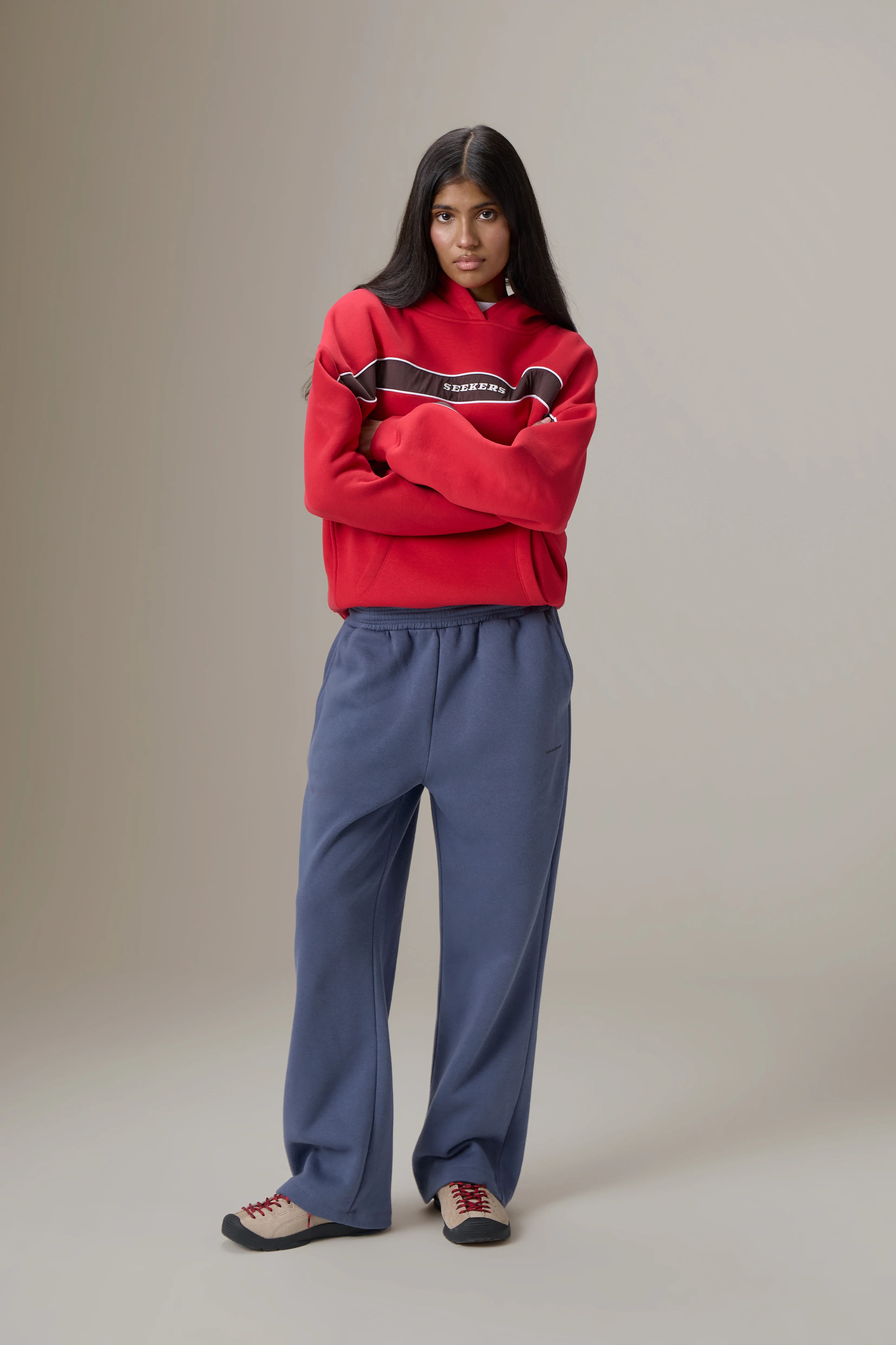 Seekers Speedway Hoodie in Red - Image 5