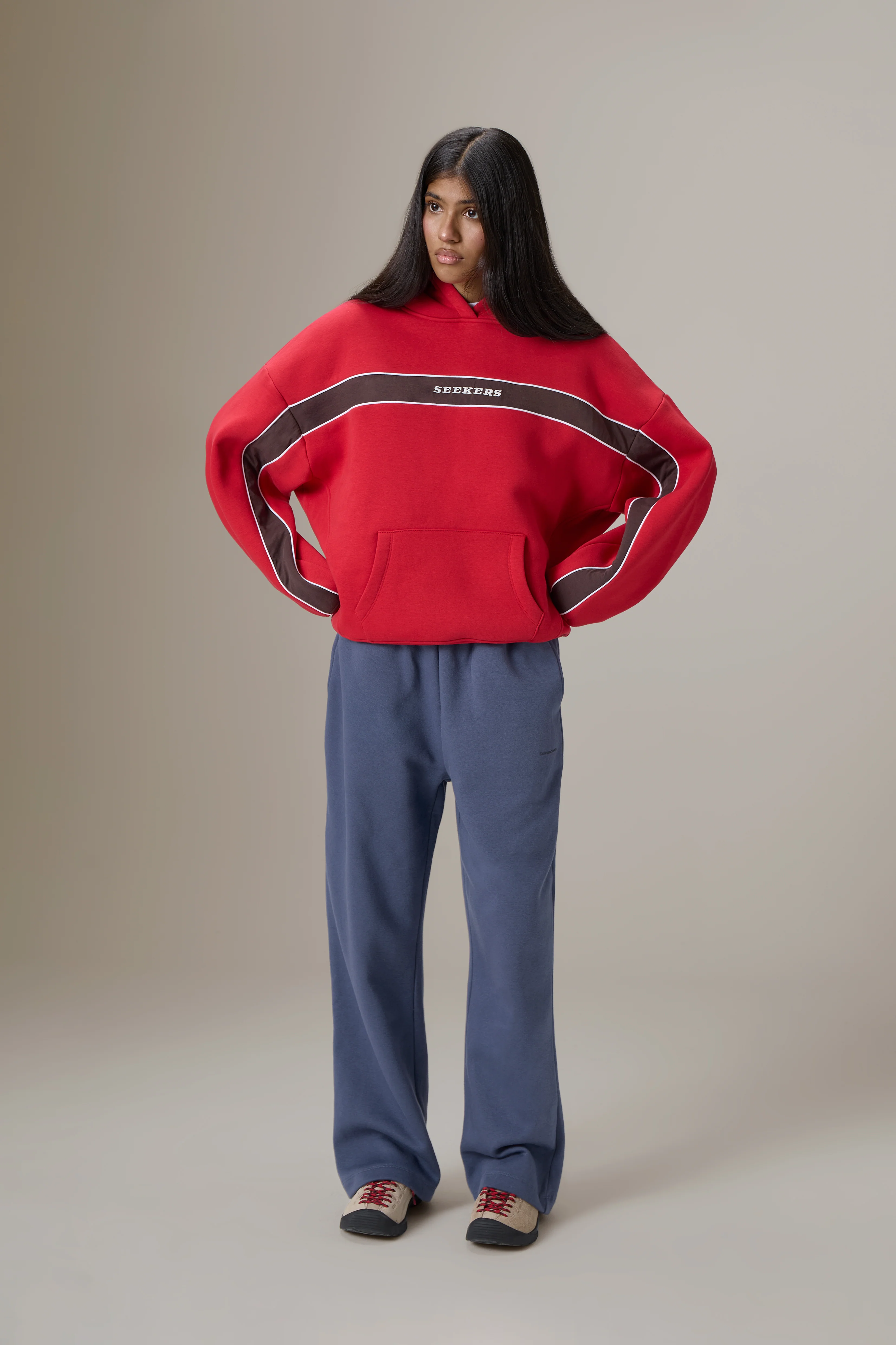 Seekers Speedway Hoodie in Red - Image 7