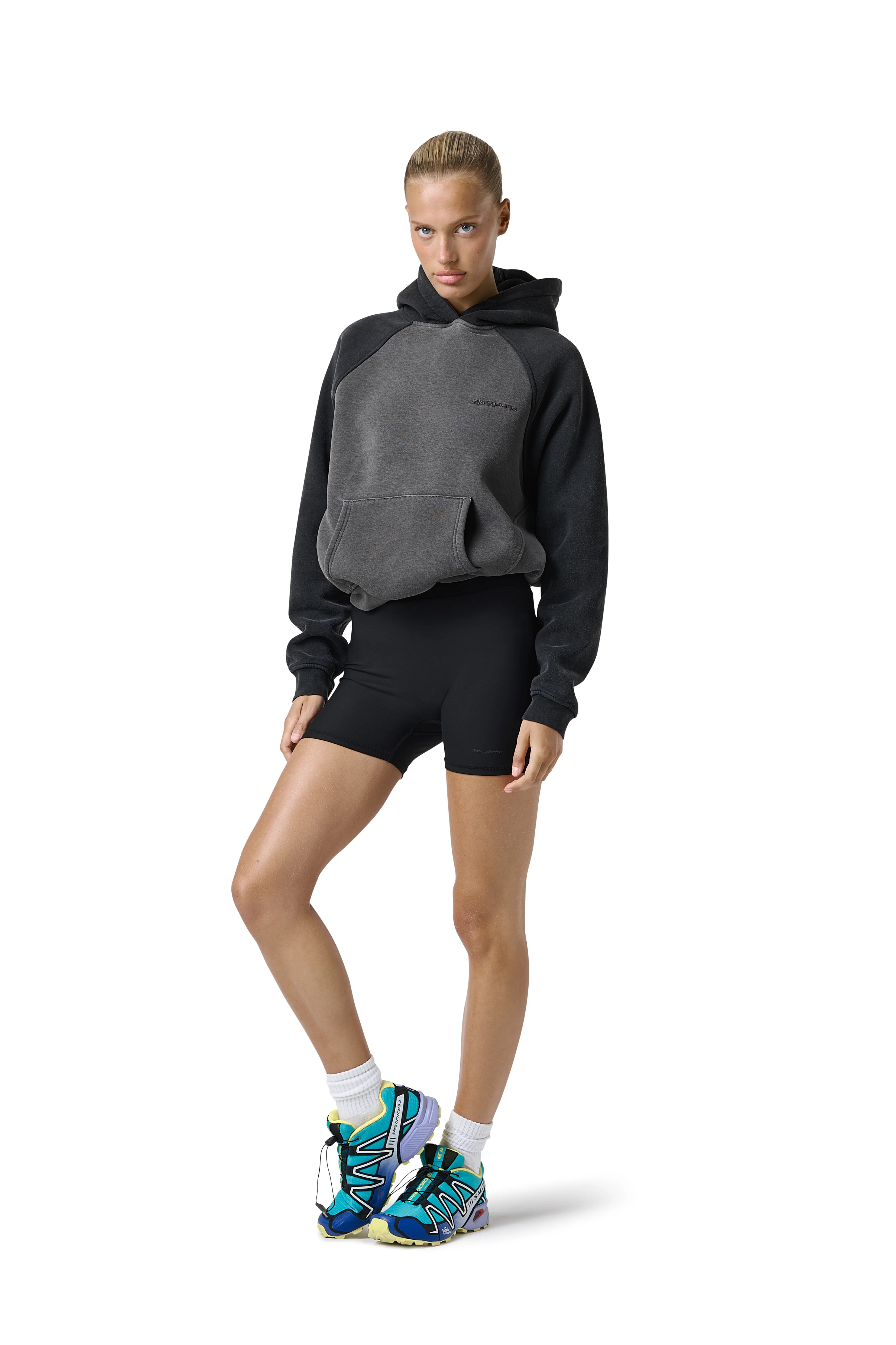 International Raglan Hoodie in Cinder Wash - Image 3