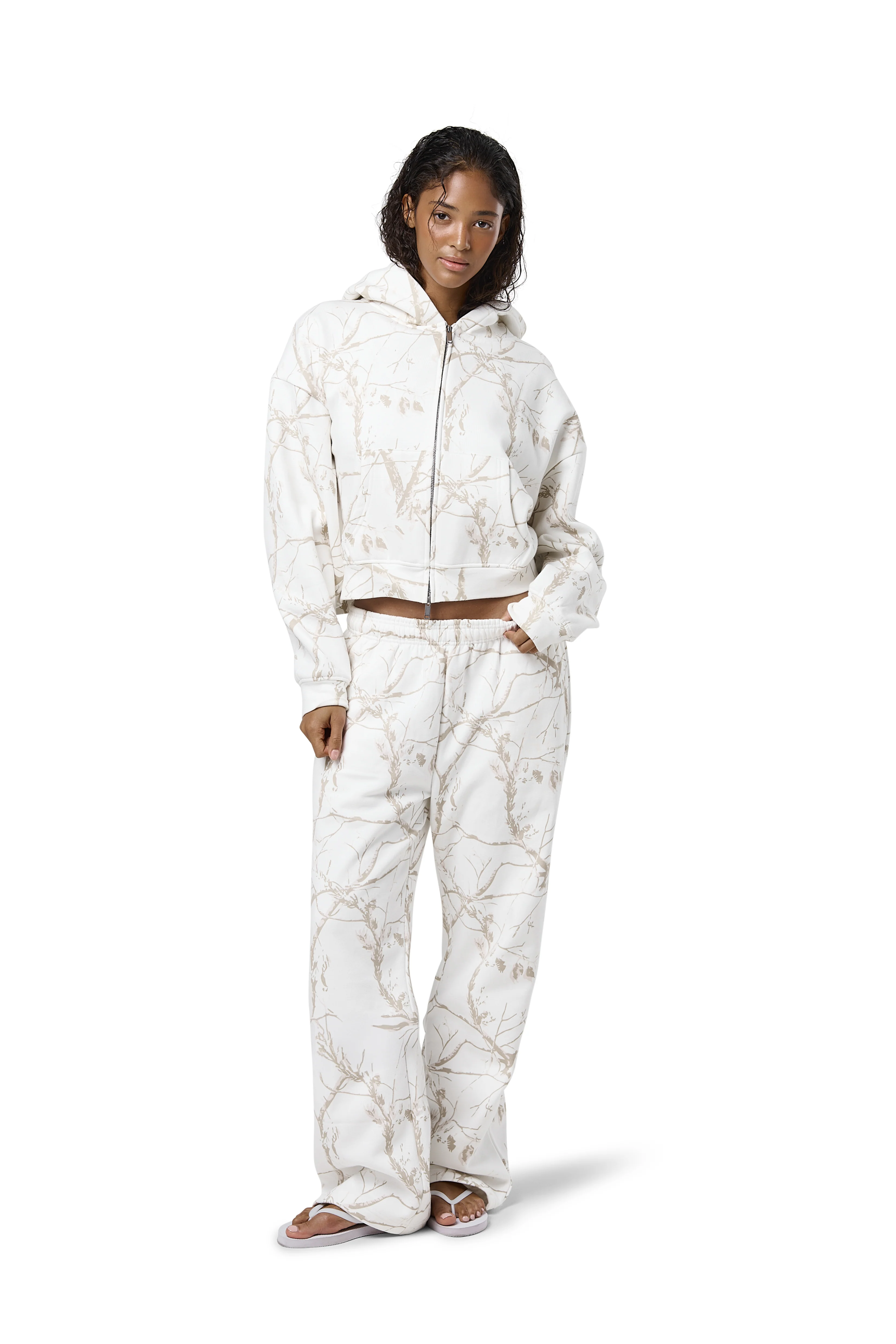 Ranch Straight Leg Sweatpants in Milk - Image 4
