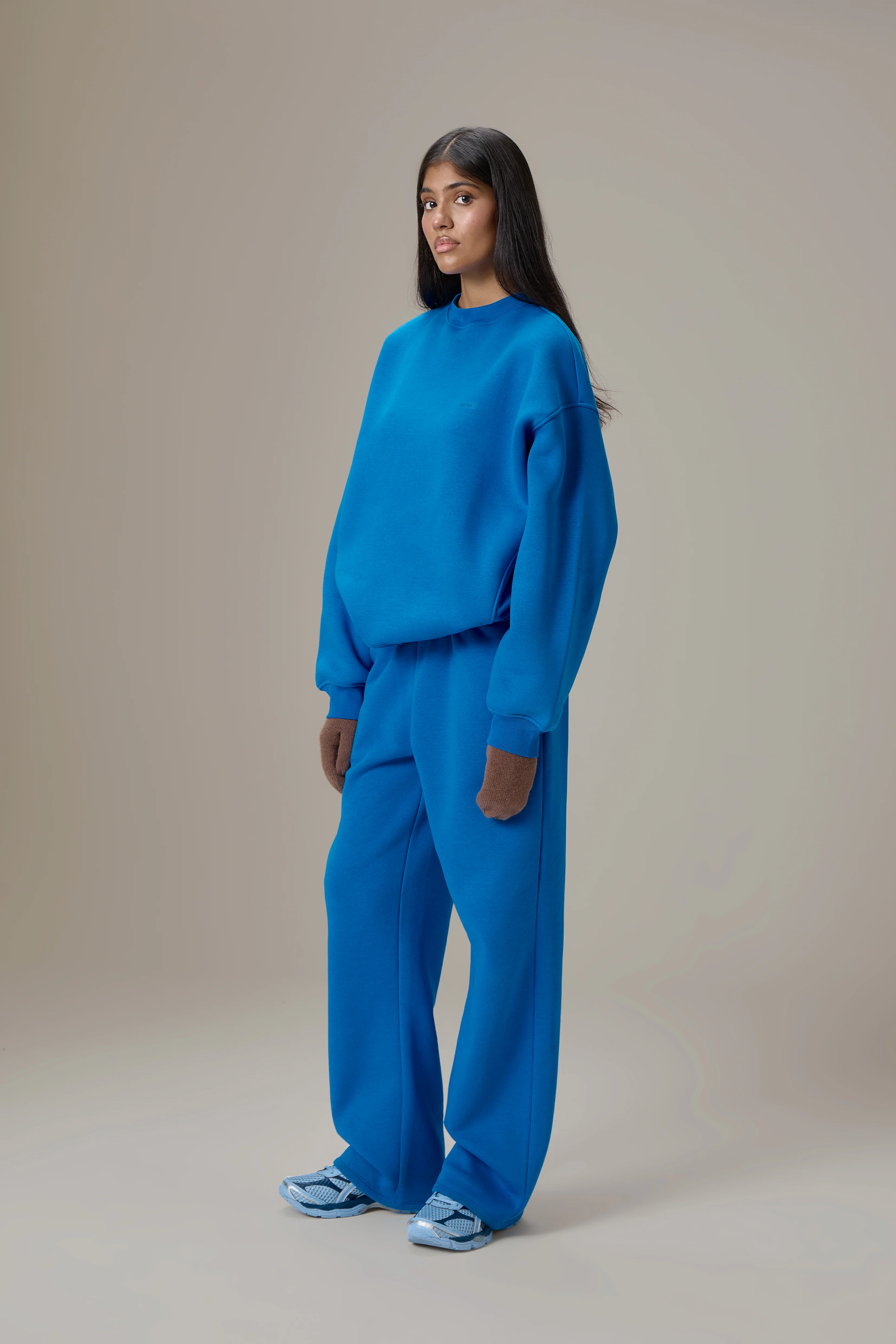 Seekers Classic Wide Leg Sweatpants in Bluebird - Image 5