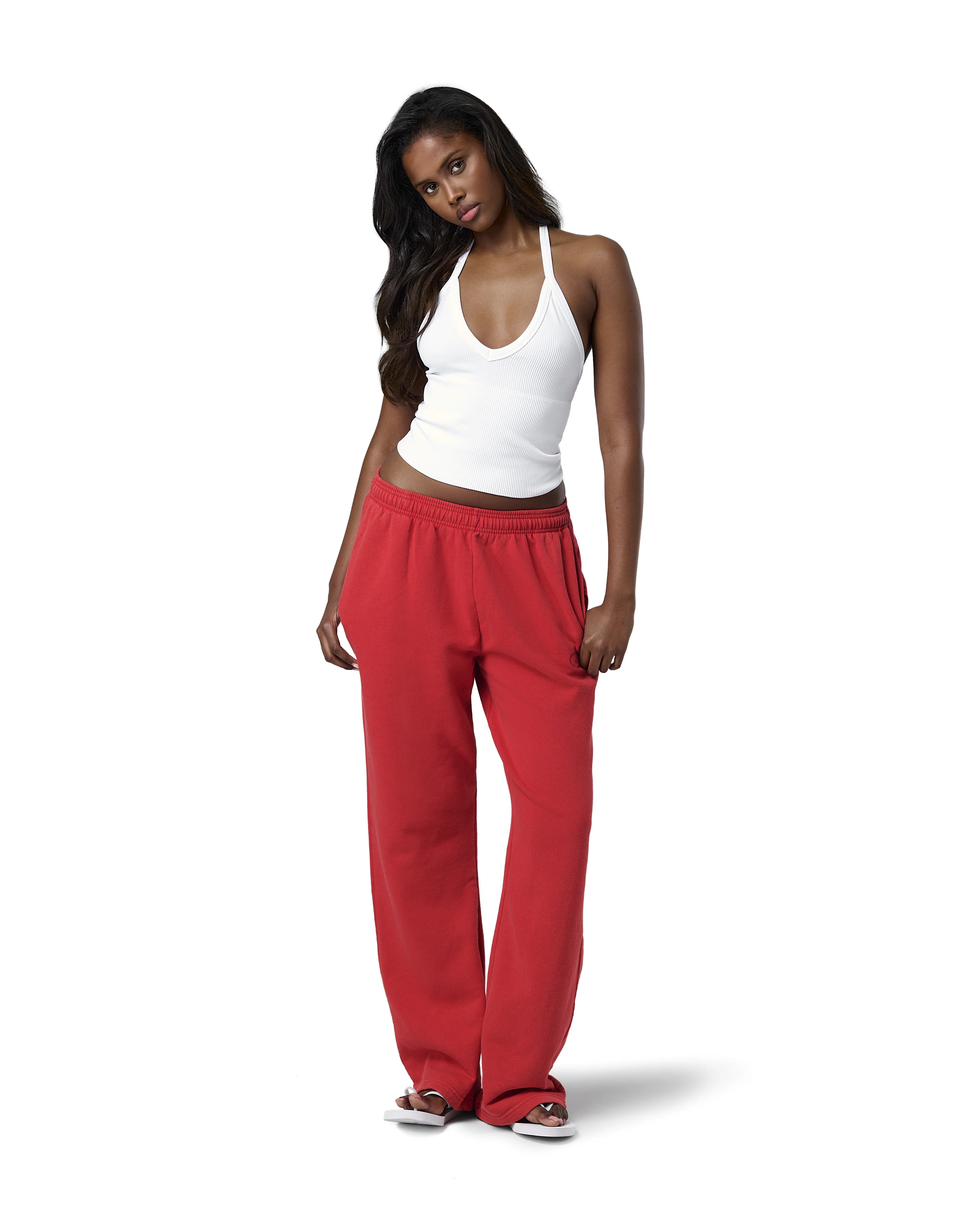 Seekers Washed Wide Leg Pants in Jam - Image 4