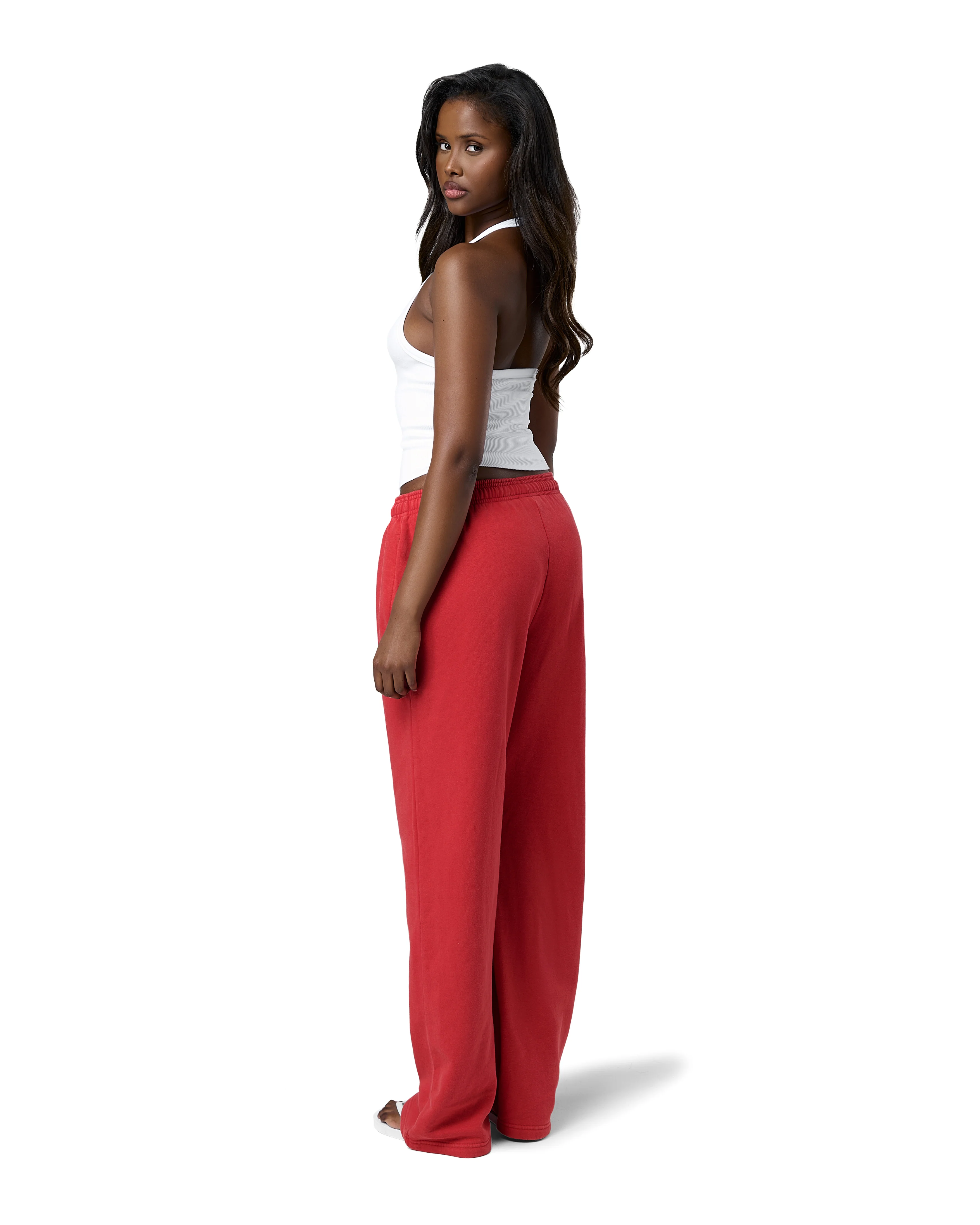 Seekers Washed Wide Leg Pants in Jam - Image 6