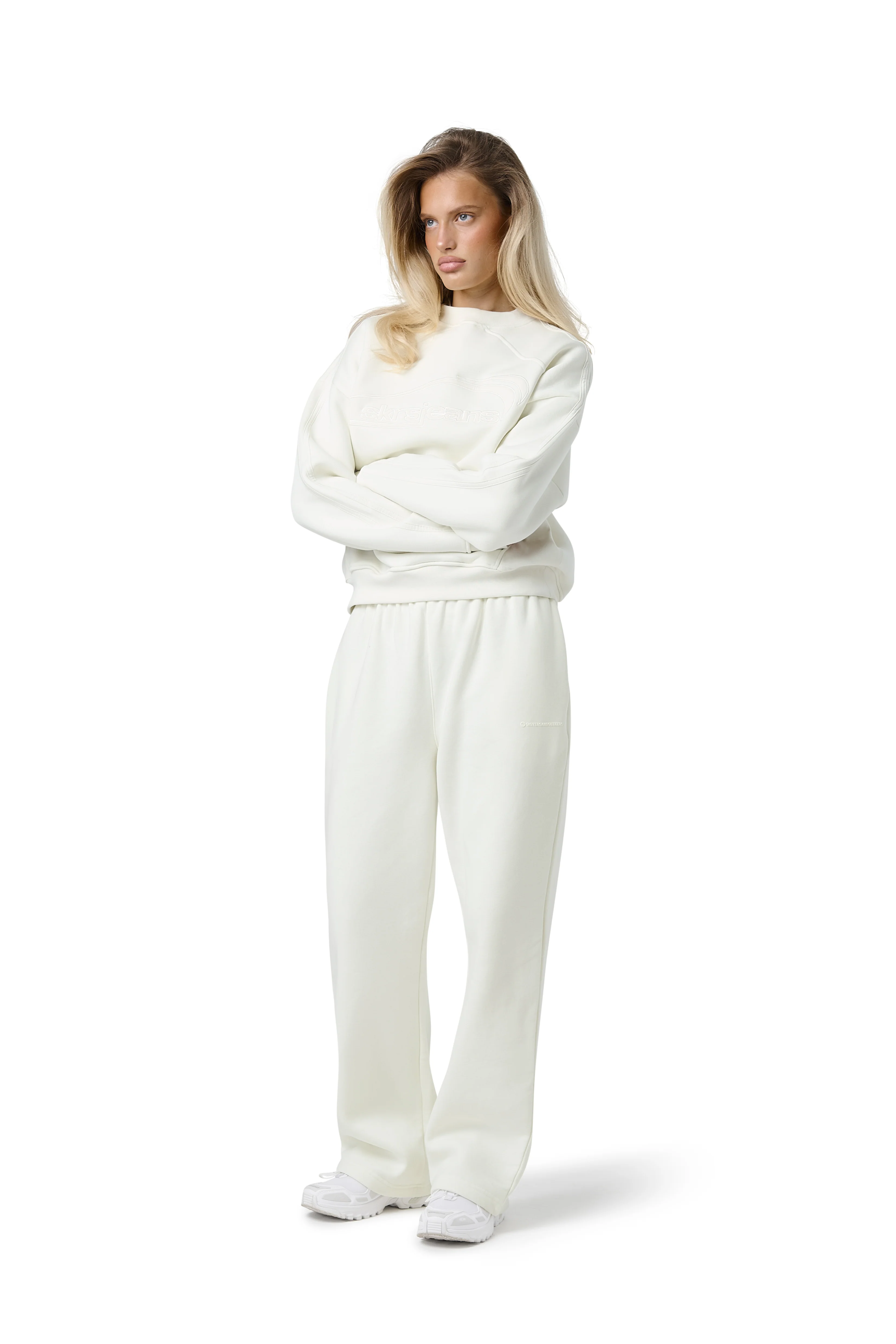 Series Wide Leg Sweatpants in Balm - Image 6