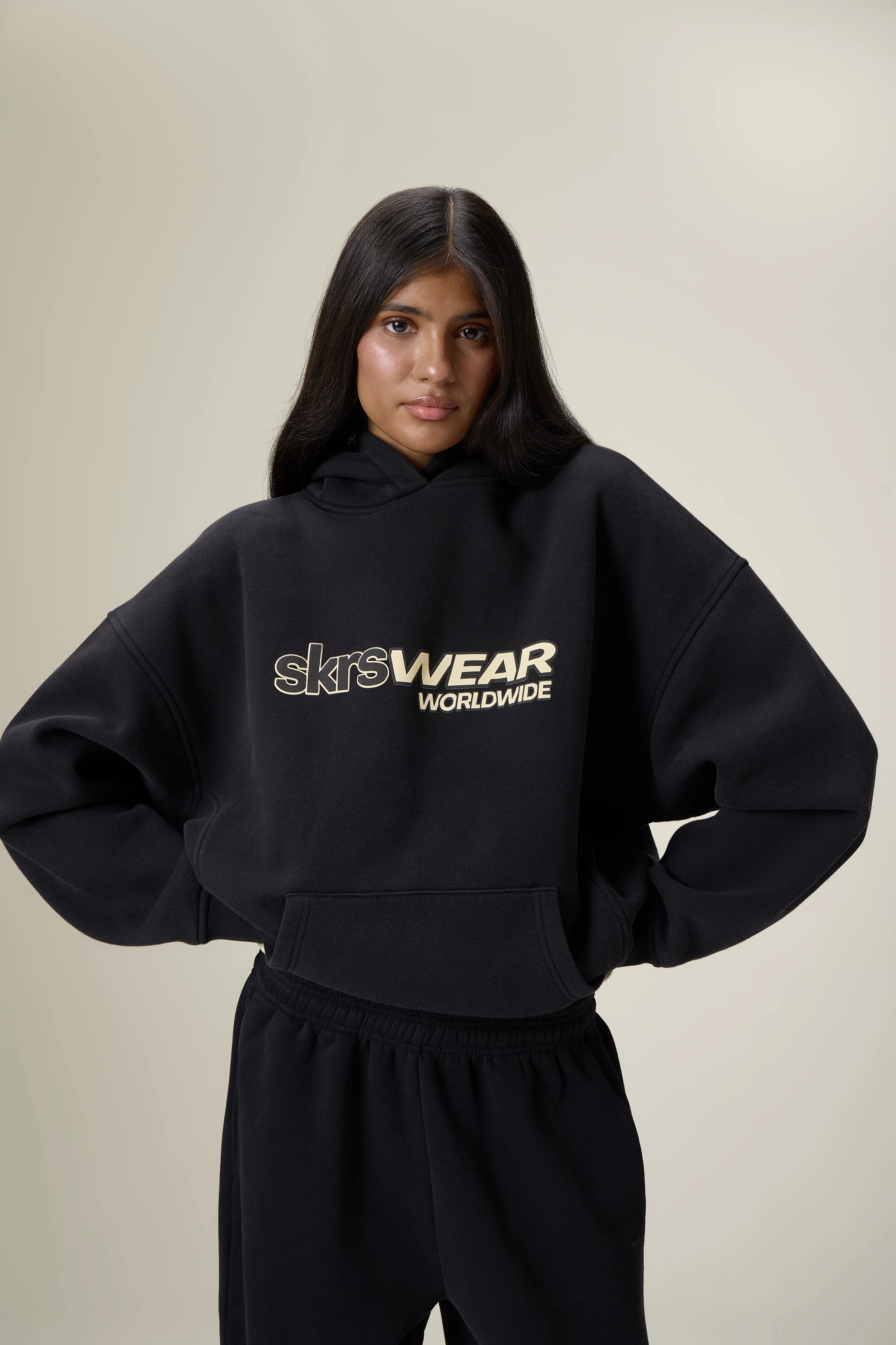 Seekers Wear Hoodie in Washed Black - Image 5