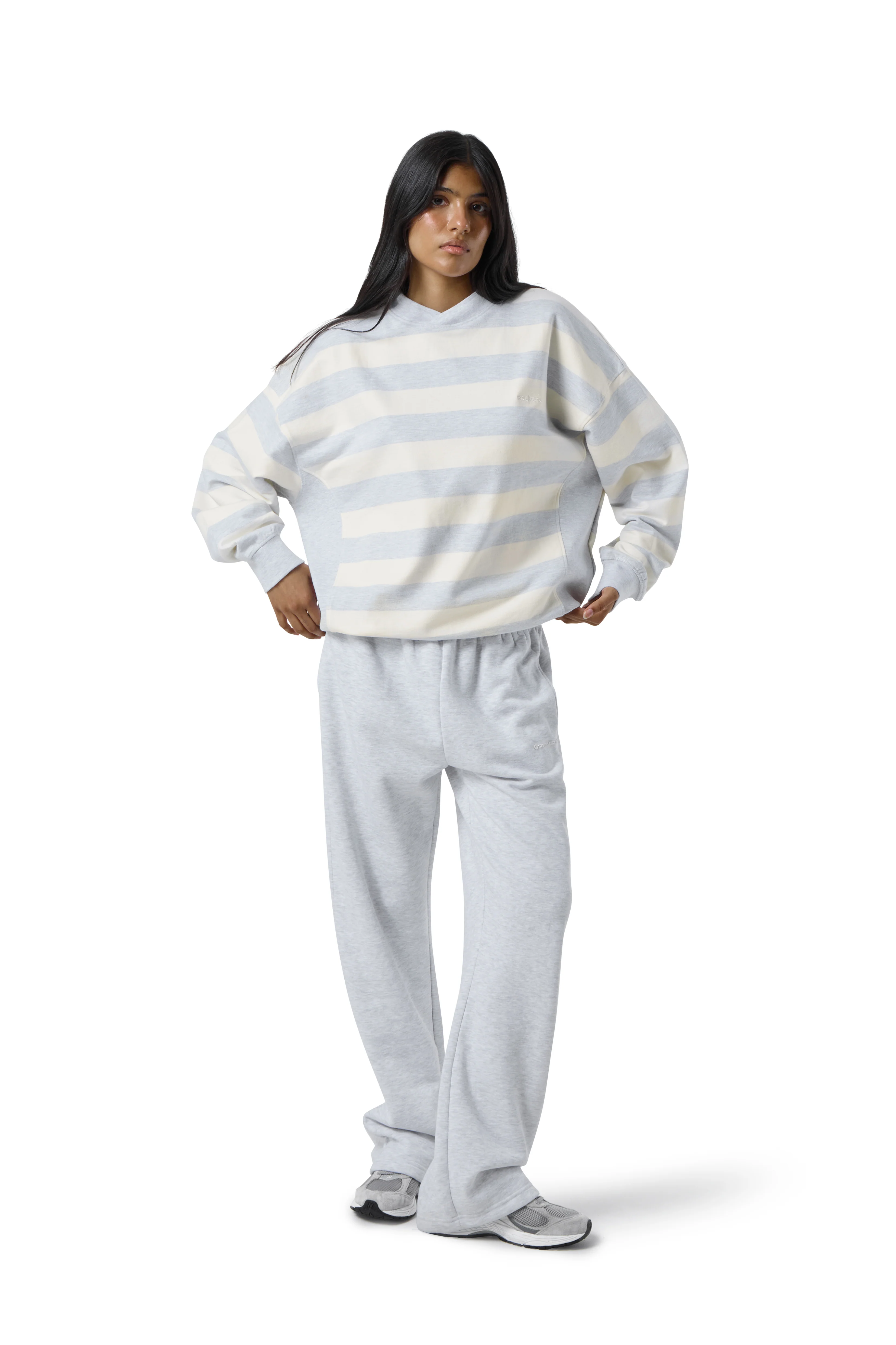 Trademark Wide Leg Sweatpants in Passive - Image 4