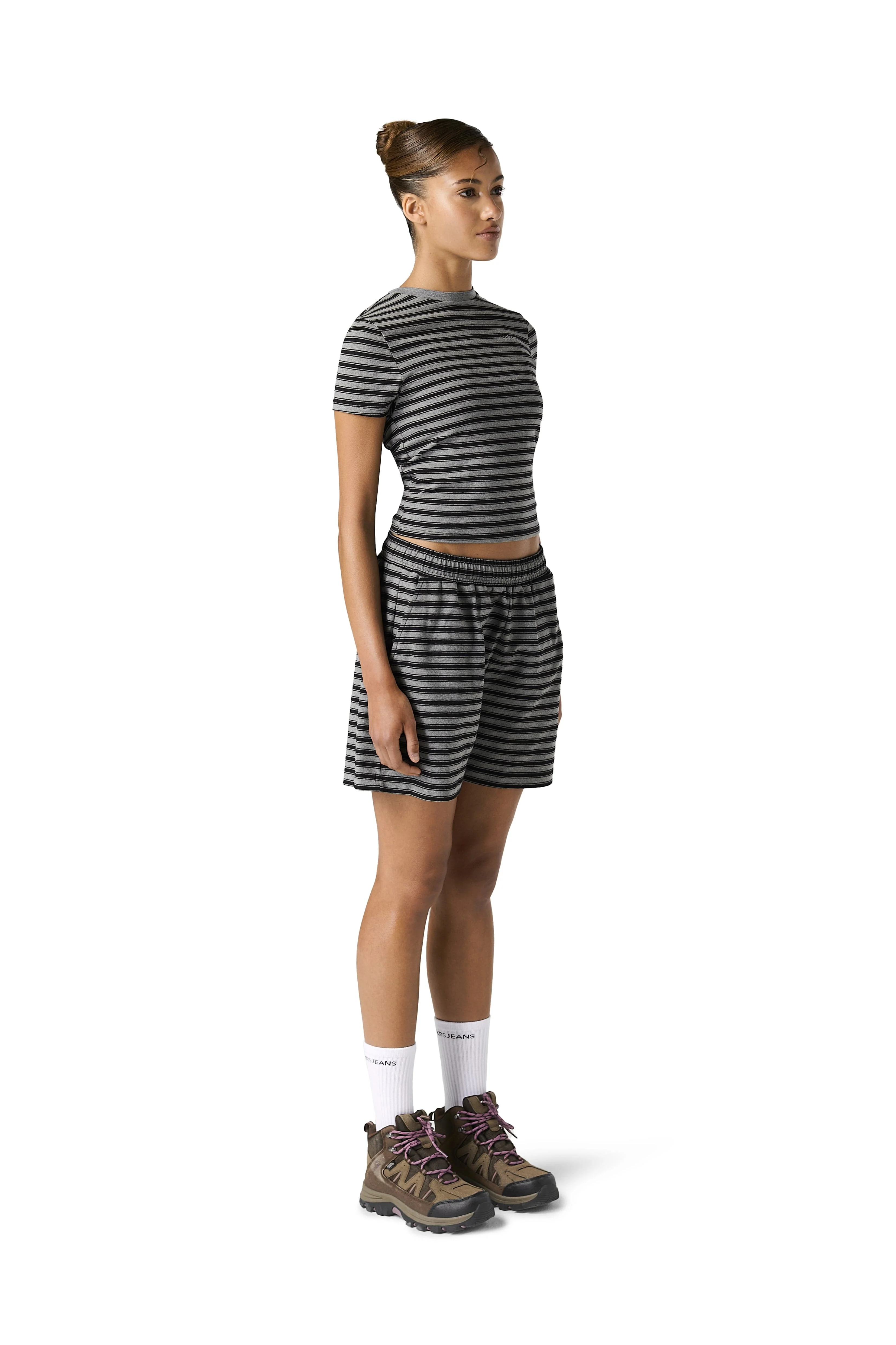 Tour Stripe Baby Tee - Image 3