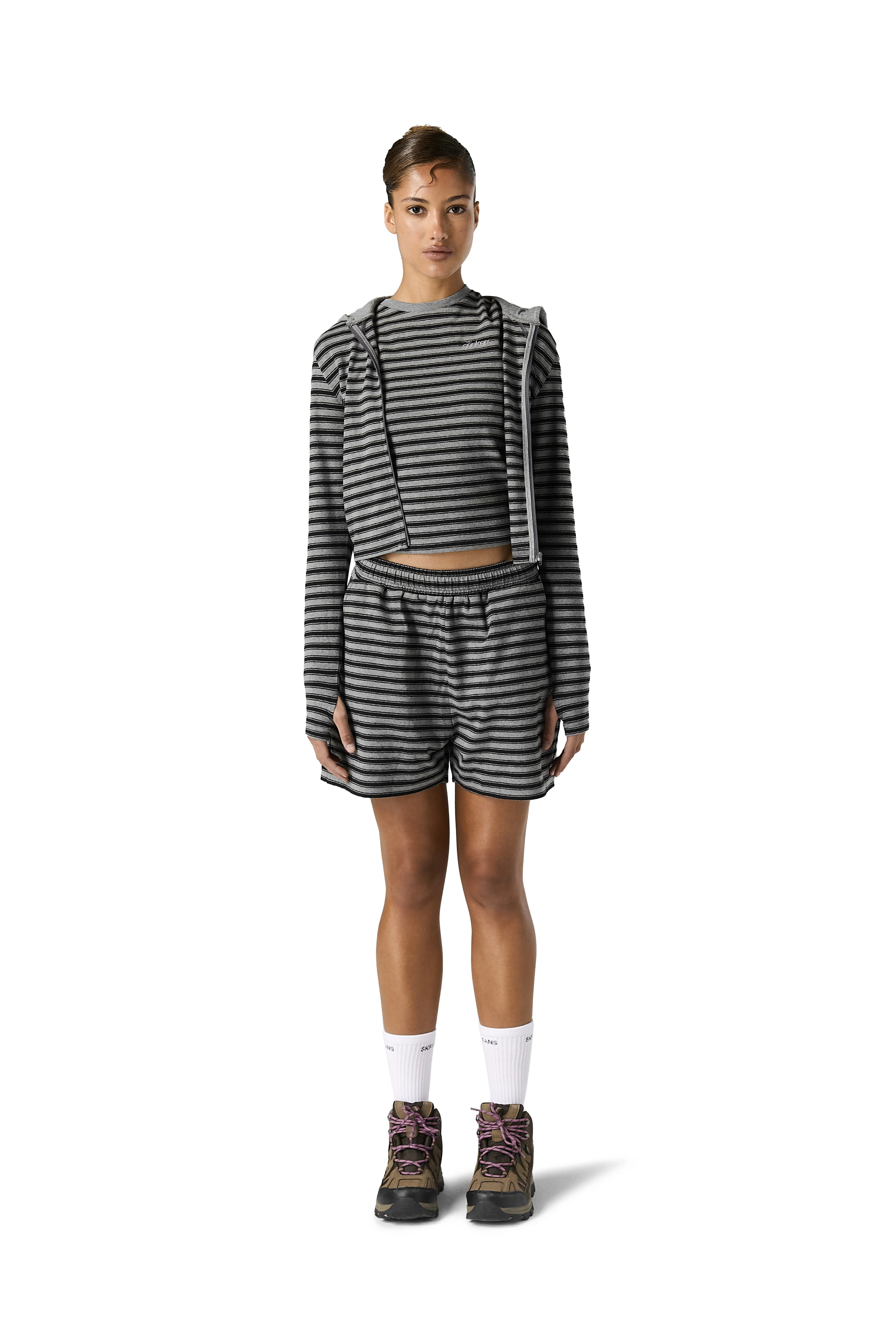 Tour Stripe Baby Tee - Image 6