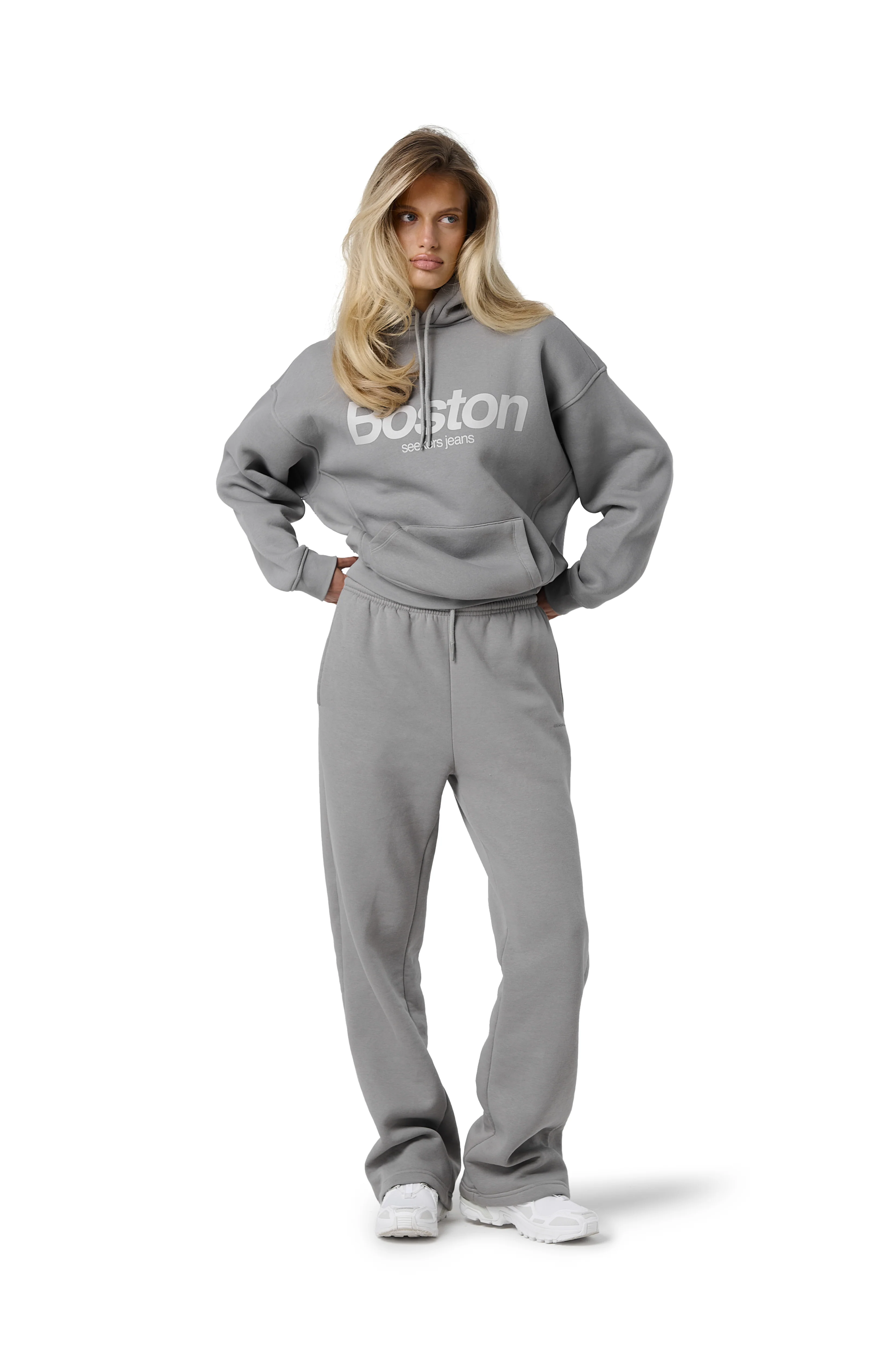 Trademark Wide Leg Sweatpants in Bleeker - Image 4