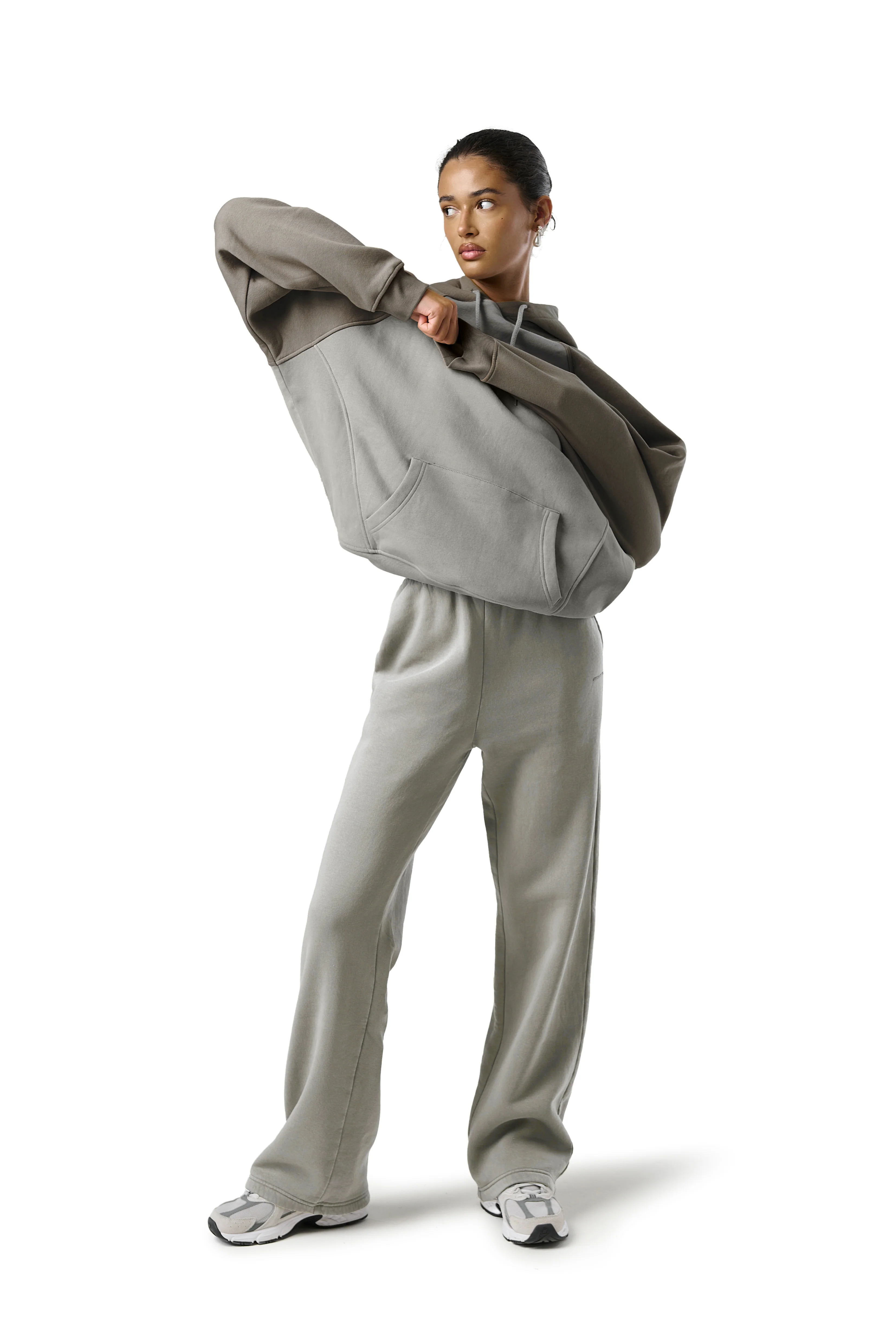 Trademark Wide Leg Sweatpants in Champ - Image 5