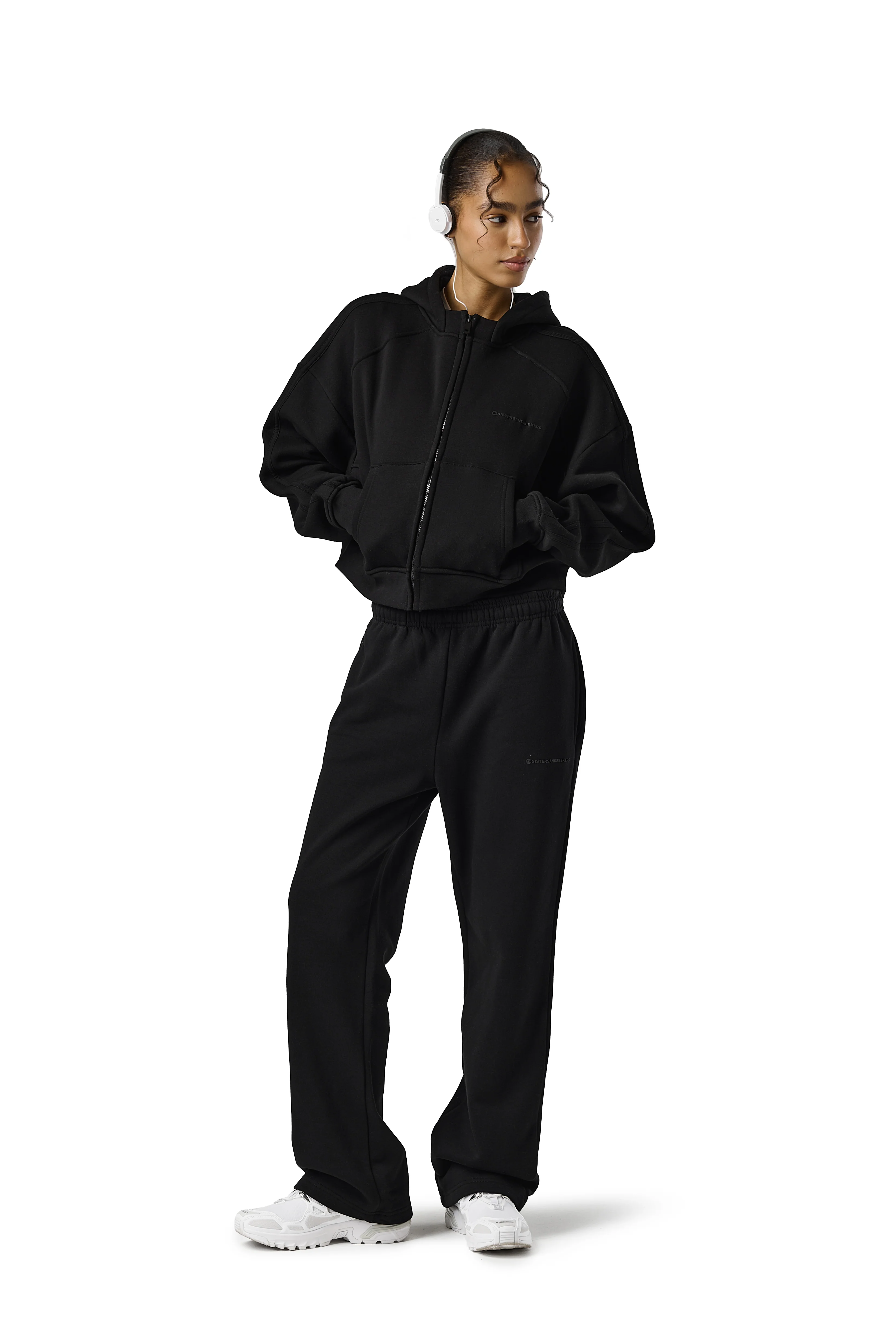 Trademark Wide Leg Sweatpants in Road - Image 6